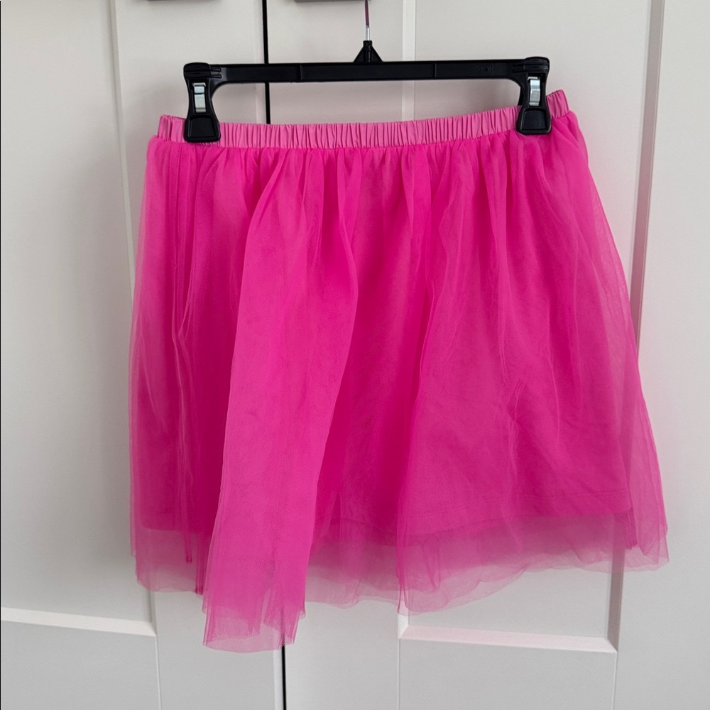 J Crew Crewcuts Vibrant Pink Tulle Skirt